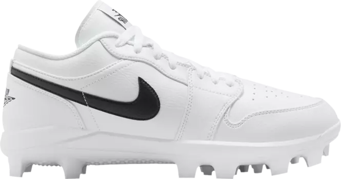 Кроссовки Air Jordan 1 Retro MCS Low 'White Black', белый