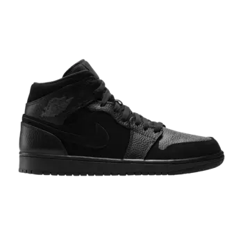 Кроссовки Air Jordan 1 Retro Mid 'Dark Smoke', серый