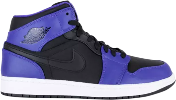 Кроссовки Air Jordan 1 Retro Mid Dark Concord, черный