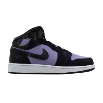 Кроссовки Air Jordan 1 Retro Mid GG 'Iron Purple', фиолетовый