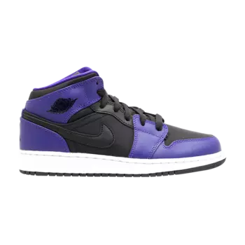 Кроссовки Air Jordan 1 Retro Mid GS 'Dark Concord', черный