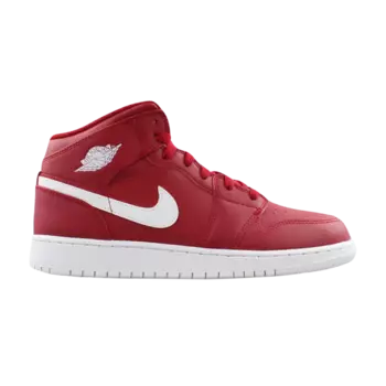 Кроссовки Air Jordan 1 Retro Mid GS 'Gym Red 2.0', красный
