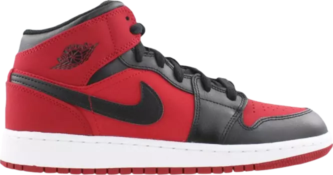 Кроссовки Air Jordan 1 Retro Mid GS Gym Red, красный