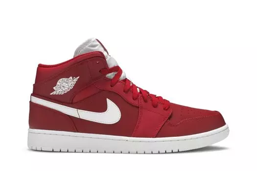 Кроссовки Air Jordan 1 Retro Mid 'Gym Red 2.0', красный