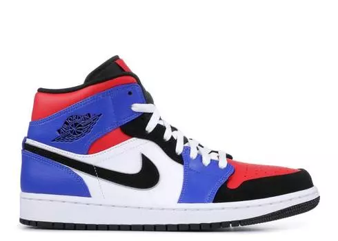Кроссовки AIR JORDAN 1 RETRO MID 'TOP 3', белый
