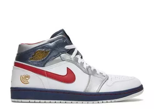Кроссовки AIR JORDAN 1 RETRO 'OLYMPIC', белый