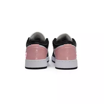 Кроссовки Air Jordan 1 Skateboarding Shoes Women's Low-top Black/pink, черный