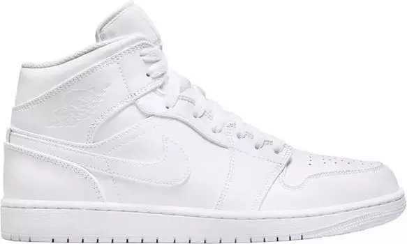 Кроссовки Air Jordan 1 средней длины, белый