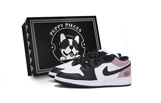 Кроссовки Air Jordan 1 Vintage Basketball, черный/розовый