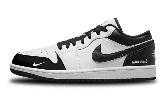 Кроссовки Air Jordan 1 Vintage Basketball Shoes Men Low-Top Black
