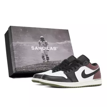 Кроссовки Air Jordan 1 Vintage Basketball Shoes Men Low-Top White