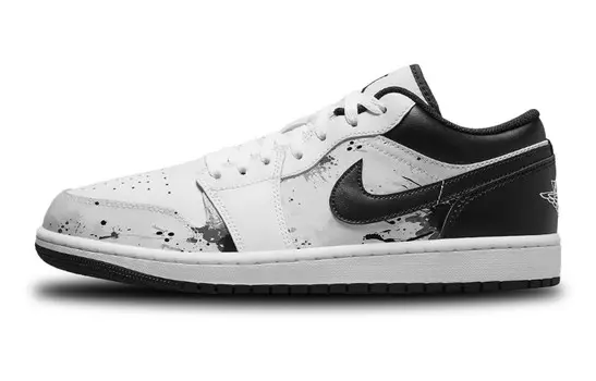 Кроссовки Air Jordan 1 Vintage Basketball Shoes Men Low-Top Black
