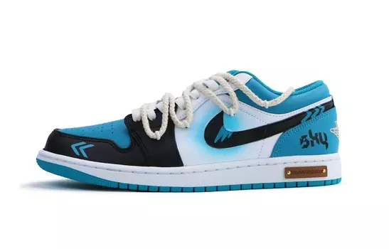 Кроссовки Air Jordan 1 Vintage Basketball Shoes Men Low-Top White