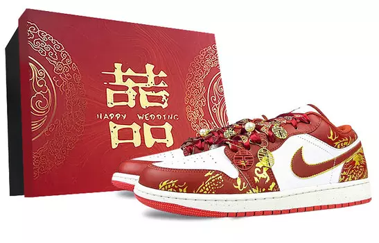 Кроссовки Air Jordan 1 Vintage Basketball Shoes Men Low-Top White