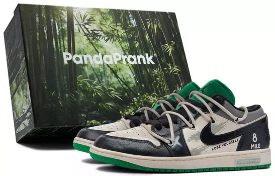 Кроссовки Air JORDAN 1 Vintage Basketball Shoes Men Low-Top Black Brown