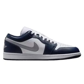 Кроссовки Air JORDAN 1 Vintage Basketball Shoes Men Low-Top Blue White