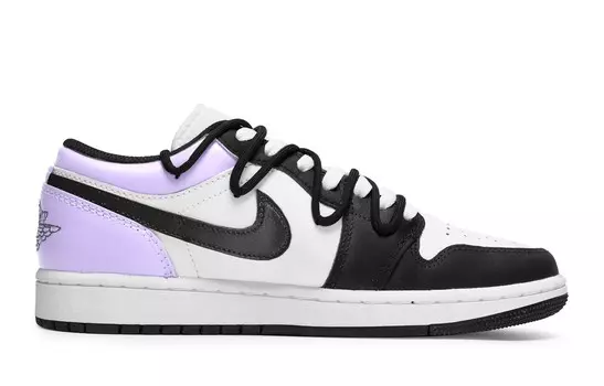 Кроссовки Air Jordan 1 Vintage Basketball Shoes Men Low-top Purple/white/black, красный