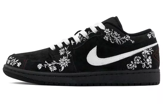 Кроссовки Air JORDAN 1 Vintage Basketball Shoes Men Low-Top Black White