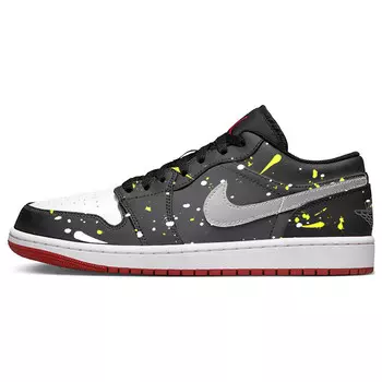 Кроссовки Air JORDAN 1 Vintage Basketball Shoes Men Low-Top Black White