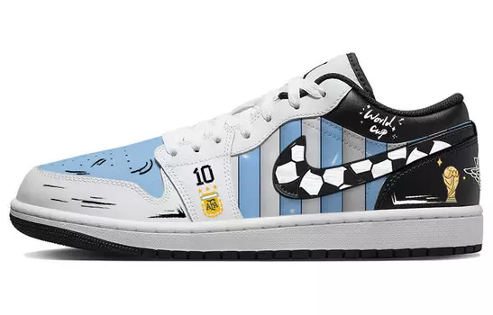 Кроссовки Air Jordan 1 Vintage Basketball Shoes Men Low-top White/black, белый