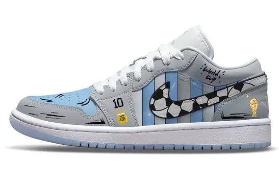 Кроссовки Air Jordan 1 Vintage Basketball Shoes Women's Low-top White/gray, серый