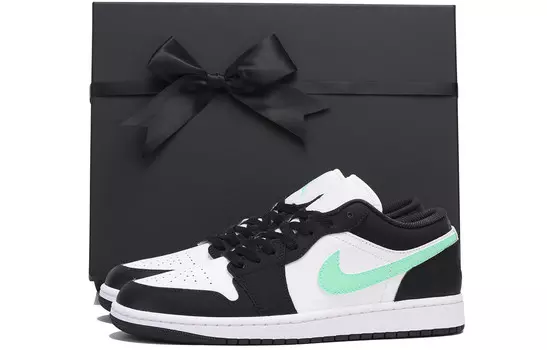 Кроссовки Air Jordan 1 Vintage Basketball Shoes Women's Low-top Green, зеленый