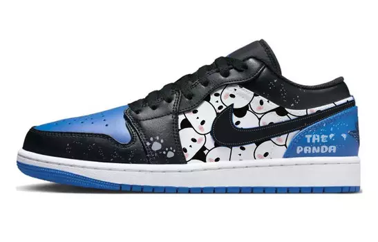 Кроссовки Air JORDAN 1 Vintage Basketball Shoes Men Low-Top Blue White