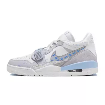 Кроссовки Air Jordan 1 Vintage Basketball Shoes Men Low-top Grey/white, серый