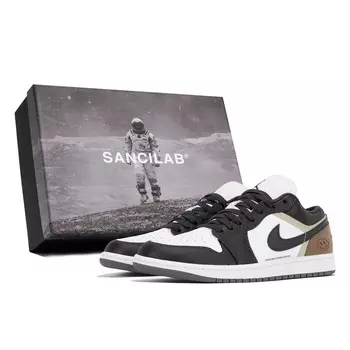 Кроссовки Air Jordan 1 Vintage Basketball Shoes Unisex Low-Top Black