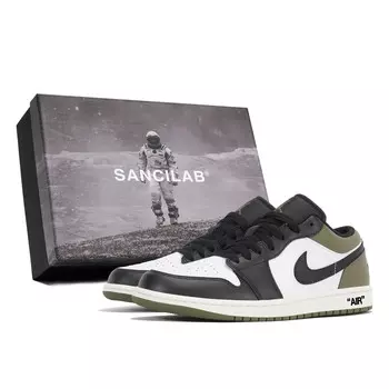 Кроссовки Air Jordan 1 Vintage Basketball Shoes Unisex Low-Top Black
