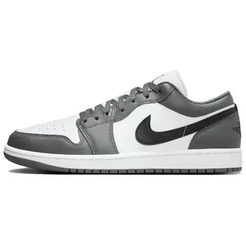 Кроссовки Air Jordan 1 Vintage Basketball Shoes Unisex Low-top Gray, серый