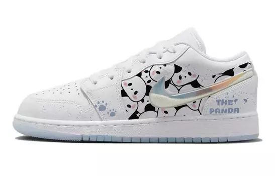 Кроссовки Air JORDAN 1 Vintage Basketball Shoes Women's Low-Top Blue White