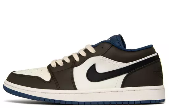 Кроссовки Air Jordan 1 Vintage Basketball Shoes Men Low-top Brown, коричневый