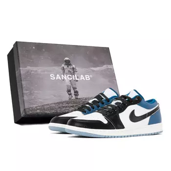 Кроссовки Air Jordan 1 Vintage Basketball Shoes Men Low-Top White
