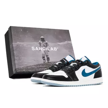 Кроссовки Air Jordan 1 Vintage Basketball Shoes Men Low-top White, белый