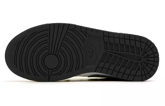 Кроссовки Air Jordan 1 Vintage Basketball Shoes Men Low-top Black/White/Brown, черный/белый/коричневый