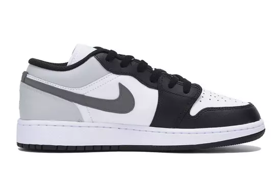 Кроссовки Air Jordan 1 Vintage Basketball Shoes Men Low-top Black/Dark Gray, черный