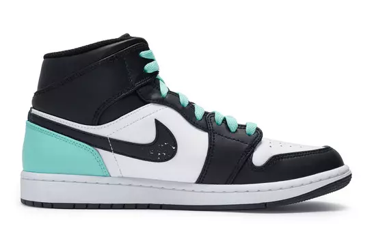 Кроссовки Air Jordan 1 Vintage Basketball Shoes Men Mid-top Tiffany, черный/белый
