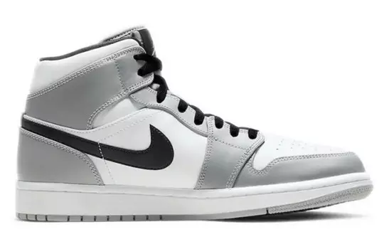Кроссовки Air Jordan 1 Vintage Basketball Shoes Men Mid-top Grey/white, серый