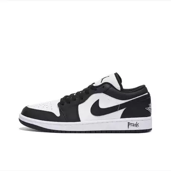 Кроссовки Air Jordan 1 Vintage Basketball Shoes Men Low-top Black/White, черный