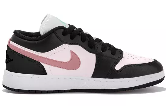 Кроссовки Air JORDAN 1 Vintage Basketball Shoes Women's Low-Top Black Pink