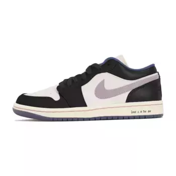Кроссовки Air Jordan 1 Vintage Basketball Shoes Women's Low-top Pink, белый