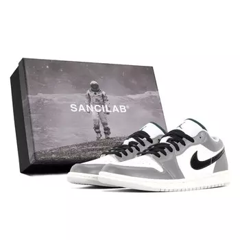 Кроссовки Air Jordan 1 Vintage Basketball Shoes Men Low-top White/gray, белый