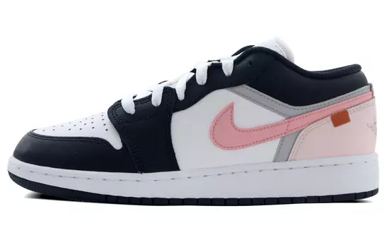 Кроссовки Air Jordan 1 Vintage Basketball Shoes Men Low-top Gray, розовый
