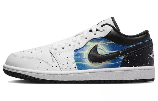 Кроссовки Air Jordan 1 Vintage Basketball Shoes Men Low-top Black/white, белый