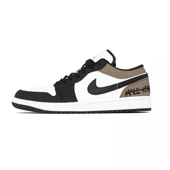 Кроссовки Air Jordan 1 Vintage Basketball Shoes Men Low-top Blue, синий