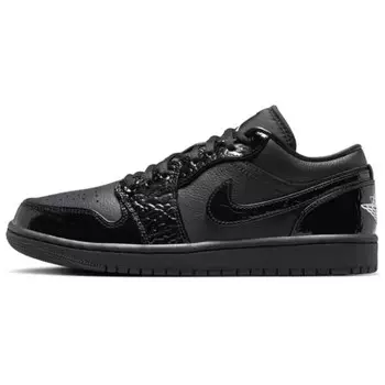 Кроссовки Air Jordan 1 Vintage Basketball Shoes Women's Low-top Black, черный