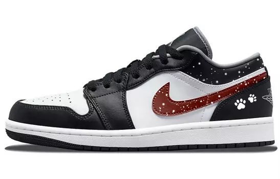 Кроссовки Air Jordan 1 Vintage Basketball Shoes Unisex Low-top White/gray, серый