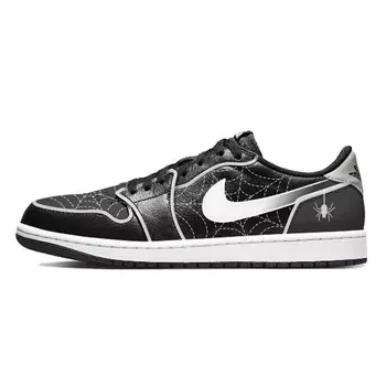 Кроссовки Air Jordan 1 Vintage Basketball Shoes Unisex Low-top White/black, черный