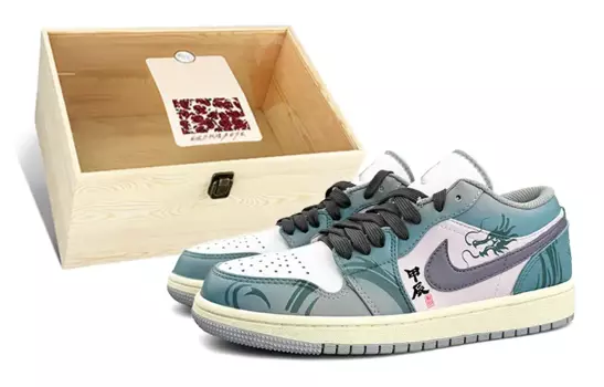Кроссовки Air Jordan 1 Vintage Basketball Shoes Women's Low-top Blue, цвет Arctic Fusion/Off White/Cream White